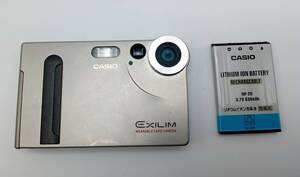 G18□【通電/動作/精度未確認】カシオ CASIO EXILIM EX-S1 レンズ 1:2.5 f=5.6mm 現状品 ジャンク品