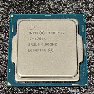 CPU Intel Core i7 6700K 4.0GHz 4コア8スレッド SkyLake PCパーツ インテル 動作確認済み