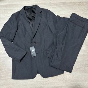 ★新品未使用★DESCENTE(デサント)/セットアップスーツ/YA6/ウォッシャブル/SOLOTEX使用/スタイリッシュ/ストレッチスーツ/チャコール/7701