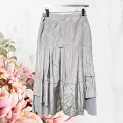 orsay『オルセー』【M】ひざ丈スカート♡ウエストサイドゴム