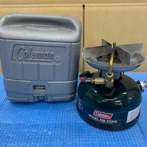 ◆人気◆１円～!!◆ Coleman コールマン MODEL 508 STOVE 赤 黒 ツーレバー キャンプ ストーブ コンロ バーナー 防災 現状品 mc01066942