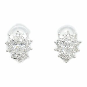 JEWELRY ジュエリー イヤリング ダイヤモンド イヤリング クリア系 Pt900プラチナ ダイヤモンド 中古 レディース