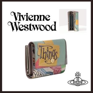 ○★新品 未使用 Vivienne Westwood ムードボード 定番二折財布○●