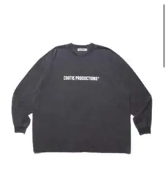 COOTIE Pigment Dyed L/S Tee Black クーティー