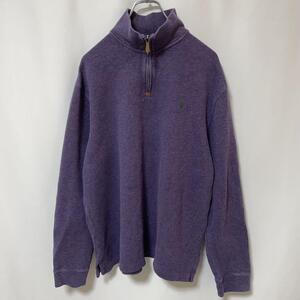 N-2610 POLO BY RALPH LAUREN コットン ニット ハイネック L メンズ