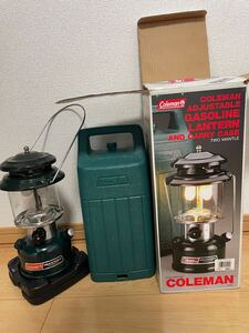 Coleman コールマン ホワイトガソリン ガソリンランタン モスグリーン Made in USA デッドストック