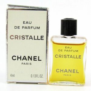 シャネル ミニ香水 クリスタル オードパルファム EDP 若干使用 フレグランス レディース 4mlサイズ CHANEL