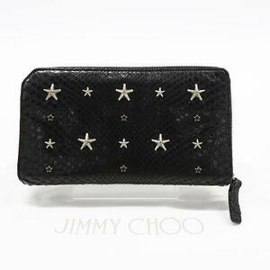 JIMMY CHOO ジミーチュウ 財布 ラウンドファスナー ブラック系 [240001796660] メンズ