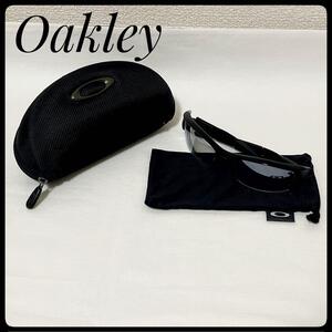 1円～ 良品！OAKLEY FLAK サングラス オークリー SUNGLASS ブラック 専用ケース付き BLACK スポーツサングラス ランニング トレーニング 