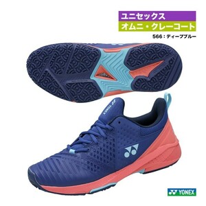 【SHTS3WGC(566) 28.0】YONEX(ヨネックス) テニスシューズ　パワークッション ソニケージ3ワイドGC　ディープブルー　新品未使用