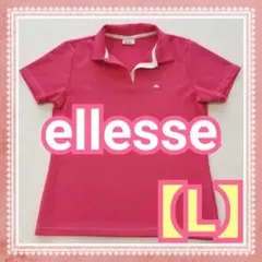 【ellesse】エレッセ  ゴルフ  テニス  ポロシャツ 【L】ピンク♥️