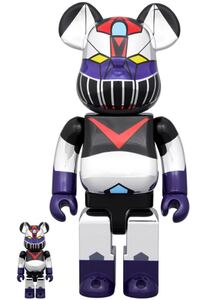 MEDICOM TOY BE@RBRICK Great Mazinger Great Mazinger Plating Ver. 100% & 400% メディコムトイ ベアブリック グレートマジンガー メッキ