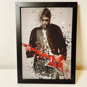 【額付きポスター】ニルヴァーナ Nirvana カートコバーン（新品）