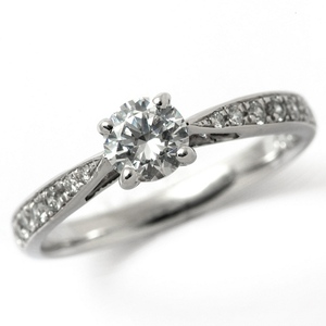 婚約指輪 プラチナ ダイヤモンド リング 0.3カラット 鑑定書付 0.305ct Gカラー VVS2クラス 3EXカット H&C CGL 通販