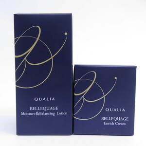 110♭【未開封】QUALIA クオリア ベルクアージュ ローション(化粧水)100ml・クリーム60g 2点セット