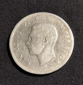 セール！アンティークコイン コイン 1940年南アフリカ 2-1/2 シリング ジョージ VI シルバー コイン 