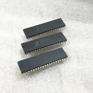 新品・未使用品 ZILOG 　Z80-CPU×3個セットIC ビンテージCPU Z84C0008PEC 84C0008 8Mhz　DIP-40　送料120円～ 