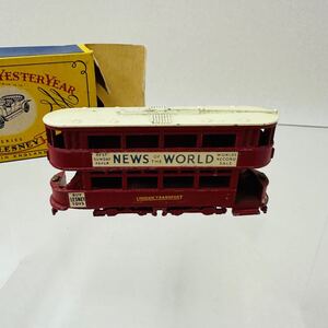 ミニカー イギリス マッチボックス（matchbox） Models of Yesteryear No.3 “E” Class Tramcar 当時物