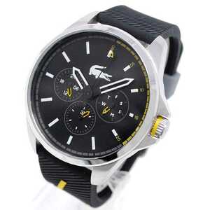 LACOSTE ラコステ 2010978 ブラック ラバー ウォッチ 腕時計 メンズ