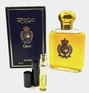 ★RALPH LAUREN CREST FOR MEN EDT Refillable SPRAY 3.5ml ・★画像前方の小(黒色)スプレーのみ出品です。超激レア香水(入手困難)・箱無