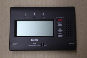 【未使用品】KORG(コルグ) / GA-40 BK ギター,ベース用チューナー【電池なし、箱ボロ】