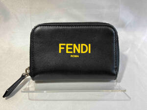 FENDI フェンディ コインケース ブラック×イエロー 7M0257 ADM8 店舗受取可