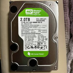 WD Green Western Digital WD20EARS 3.5インチ 2.0TB 使用時間5190時間