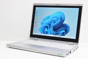 1円スタート ノートパソコン 2in1PC Windows11 WPS office搭載 Panasonic レッツノート CF-RZ6 第7世代 Core i5 SSD256GB メモリ8GB WWAN