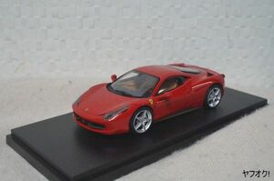 ホットウィール フェラーリ 458 イタリア 1/43 ミニカー 赤