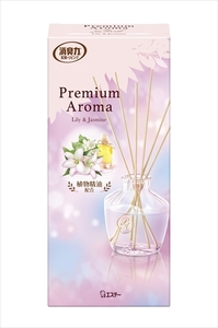 まとめ得 お部屋の消臭力 ＰＲＥＭＩＵＭ ＡＲＯＭＡ ＳＴＩＣＫ 本体 リリー＆ジャスミン 芳香剤 x [15個] /h