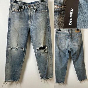 ★【送料無料】新品 DIESEL ディーゼル DAGH-XP コットン100％ レギュラー デニム パンツ W32 L32（ヴィンテージ＆クラッシュ加工モデル）