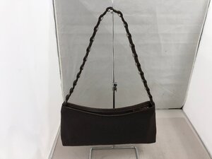 【SALVATORE FERRAGAMO】サルバトーレフェラガモ　ワンショルダーバッグ　ダークブラウン　ナイロン　SY02-FCX