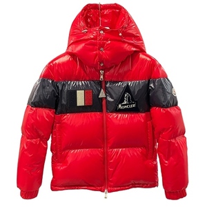 未使用品 モンクレール MONCLER 19AW ゲイリー ダウンジャケット GARY GIUBBOTTO フード2WAY 1 S 赤 レッド メンズ