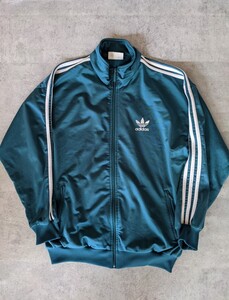 90s adidas ファイアーバード ジャケット M L エメラルド グリーン ヴィンテージ アーカイブ 80s ナイロン トラック 初期 ATP ジャージ