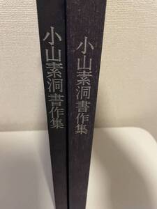 【小山素洞書作集】昭和60年 小山素洞 書道 函付