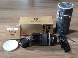★Nikon『Ai-s Nikkor ED 180mm f/2.8S』元箱入＋Teleconverter『TC-14A』★《即決》