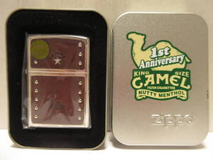 《ZIPPO》ジッポー オイルライター 2008年 「CAMEL：キャメル 1st Anniversary Nutty Menthol」 ヴィンテージ喫煙グッズ アンティーク