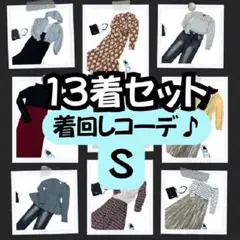 ✨ 着回し コーデ 13着セット ✨ エスビン 等 ブラックデニム 他 S