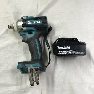 sd267 送料無料！動作品 makita マキタ 18V充電式インパクトレンチ TW300DZ 本体 18V6.0Ahバッテリー×1