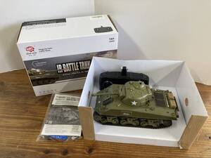 c80 HENG LONG ヘンロン IR BATTELE TANK 1/30スケール 2.4GHz REAL R/C TANK ラジコン 戦車 コレクション ※ジャンク 動作未確認