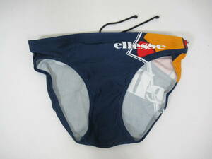 4722　80　ellesse Ｖカットパンツ 競泳水着 ＬＬ 紺