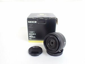 Nikon ニコン NIKKOR Z 40mm F2 レンズ 元箱付 ∴ 6EE49-4