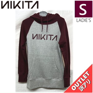 【OUTLET】NIKITA REYKJAVIK SOLID PO HOODIE カラー:BRANDY Sサイズ レディース スノーボード スキー パーカー トップス