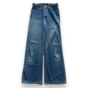 BANANA REPUBLIC バナナリパブリック HIGH RISE RELAXED WIDE LEG ハイライズ デニム パンツ レディース ジーンズ 26 インディゴブルー