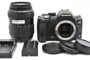 【動作未確認ジャンク】OLYMPUS オリンパス E-520 ボディ デジタル一眼レフカメラ + ZUIKO DIGITAL 40-150mm F3.5-4.5 レンズ付き (t3096)