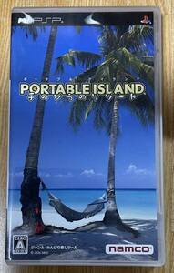 【GAME/PSP】PORTABLE ISLAND ポータブルアイランド 手のひらのリゾート (中古 付属品完備 動作確認済) 検 バンダイナムコ/癒し/冒険