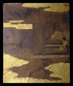 ＜CS4349＞中国古画 絵巻物断簡めくり(4) 紙本肉筆／古筆 古玩 唐画 南宗画 唐本 唐詩 漢詩