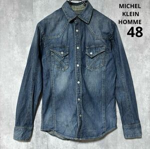 ミッシェルクラン　MICHEL KLEIN HOMME シャツ　48