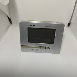 CASIO　カシオ　目覚まし時計　THERMOMETER DQD-80J ジャンク扱い