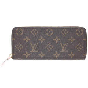 ルイヴィトン LOUIS VUITTON モノグラム ポルトフォイユ・クレマンス M61298 ラウンドファスナー長財布